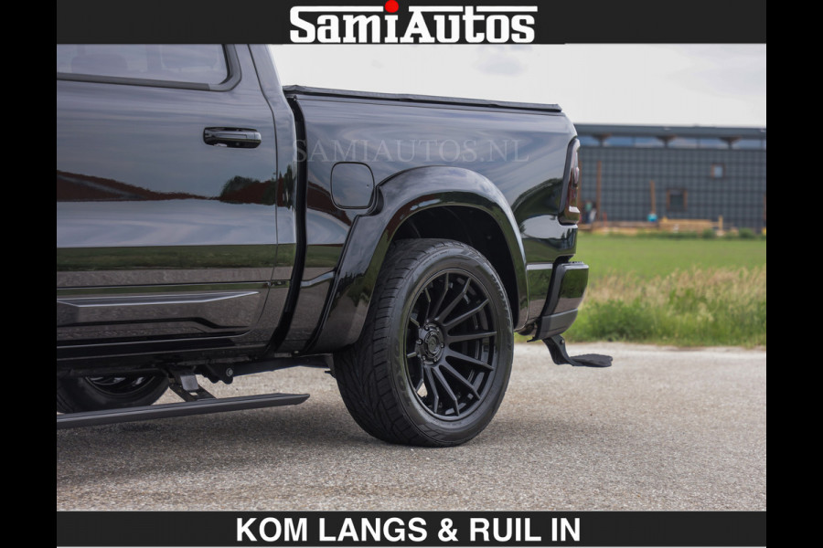 Dodge Ram BOM VOL | Night Premium | Full Option | De Meest Luxe Pick-Up in zijn Klasse | Comfortabele Dubbele Cabine met Royale 5 Zitplaatsen | BPM vrij | Nu Leverbaar uit Voorraad | Voorraad Nr 2287 - 3384 | De specialist in Amerikaanse pick‑ups in Nederland en Europa.