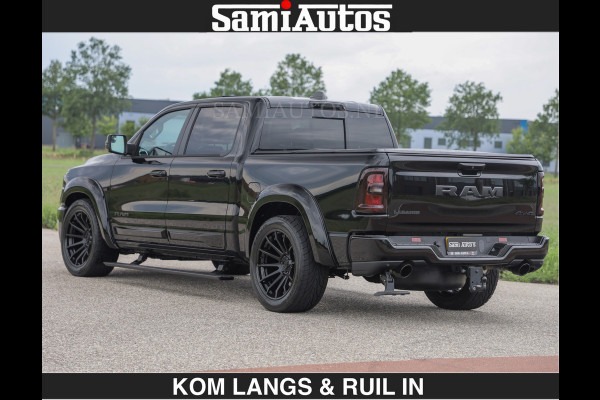 Dodge Ram BOM VOL | Night Premium | Full Option | De Meest Luxe Pick-Up in zijn Klasse | Comfortabele Dubbele Cabine met Royale 5 Zitplaatsen | BPM vrij | Nu Leverbaar uit Voorraad | Voorraad Nr 2287 - 3384 | De specialist in Amerikaanse pick‑ups in Nederland en Europa.