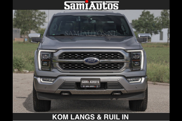Ford USA F-150 PLATINUM | MASSAGE | PANO | GROOTSCHERM | COMFORT STOELEN | ADAPTIVE CRUISE | DC | DUBBELE CABINE | FACELIFT MODEL | GROOT SCHERM | 5 PERSOONS | DC | DASH CAM | MASSAGE | | De specialist in Amerikaanse pick‑ups in Nederland en Europa.