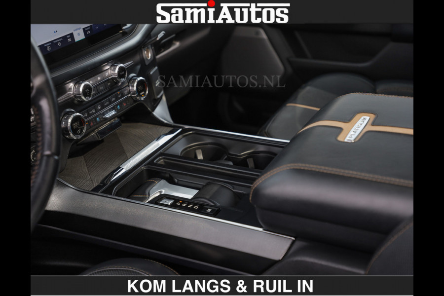 Ford USA F-150 PLATINUM | MASSAGE | PANO | GROOTSCHERM | COMFORT STOELEN | ADAPTIVE CRUISE | DC | DUBBELE CABINE | FACELIFT MODEL | GROOT SCHERM | 5 PERSOONS | DC | DASH CAM | MASSAGE | | De specialist in Amerikaanse pick‑ups in Nederland en Europa.