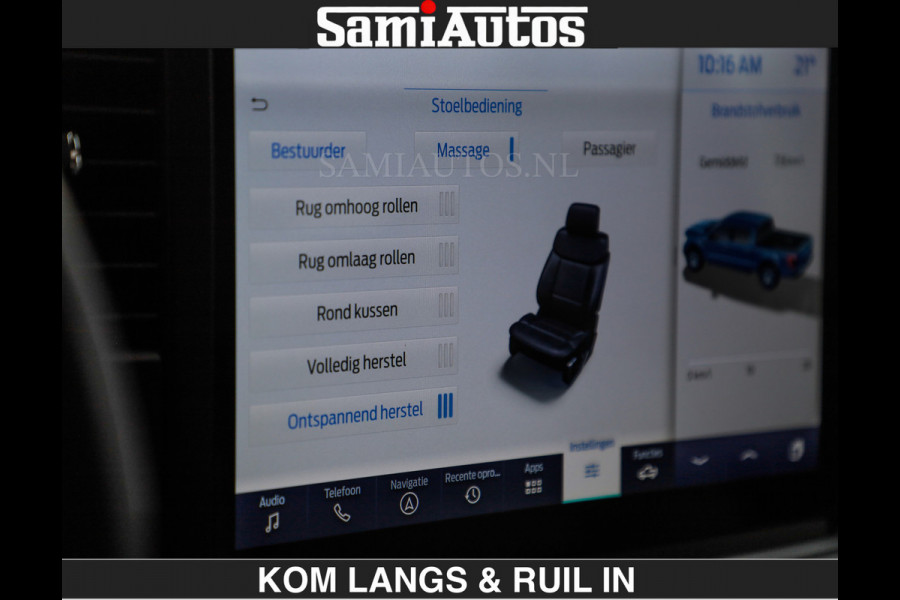 Ford USA F-150 PLATINUM | MASSAGE | PANO | GROOTSCHERM | COMFORT STOELEN | ADAPTIVE CRUISE | DC | DUBBELE CABINE | FACELIFT MODEL | GROOT SCHERM | 5 PERSOONS | DC | DASH CAM | MASSAGE | | De specialist in Amerikaanse pick‑ups in Nederland en Europa.