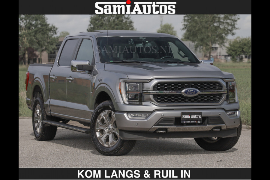 Ford USA F-150 PLATINUM | MASSAGE | PANO | GROOTSCHERM | COMFORT STOELEN | ADAPTIVE CRUISE | DC | DUBBELE CABINE | FACELIFT MODEL | GROOT SCHERM | 5 PERSOONS | DC | DASH CAM | MASSAGE | | De specialist in Amerikaanse pick‑ups in Nederland en Europa.