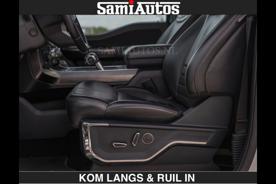Ford USA F-150 PLATINUM | MASSAGE | PANO | GROOTSCHERM | COMFORT STOELEN | ADAPTIVE CRUISE | DC | DUBBELE CABINE | FACELIFT MODEL | GROOT SCHERM | 5 PERSOONS | DC | DASH CAM | MASSAGE | | De specialist in Amerikaanse pick‑ups in Nederland en Europa.