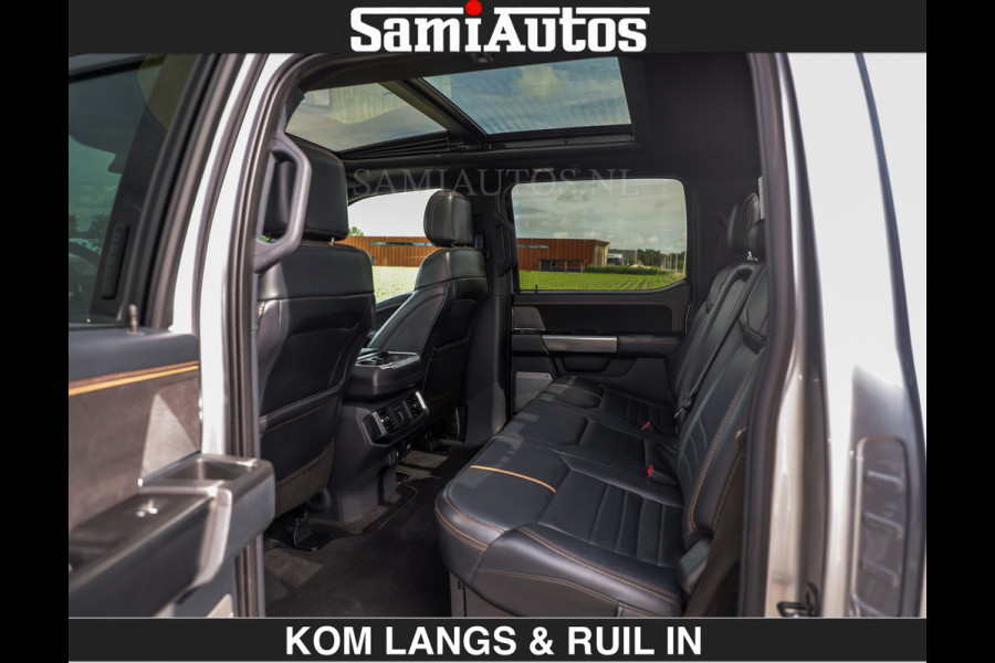 Ford USA F-150 PLATINUM | MASSAGE | PANO | GROOTSCHERM | COMFORT STOELEN | ADAPTIVE CRUISE | DC | DUBBELE CABINE | FACELIFT MODEL | GROOT SCHERM | 5 PERSOONS | DC | DASH CAM | MASSAGE | | De specialist in Amerikaanse pick‑ups in Nederland en Europa.