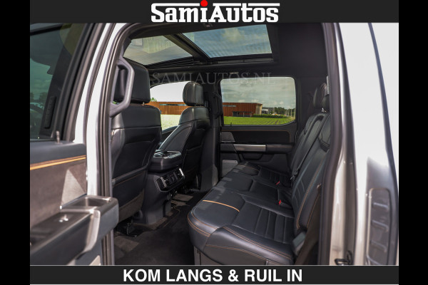 Ford USA F-150 PLATINUM | MASSAGE | PANO | GROOTSCHERM | COMFORT STOELEN | ADAPTIVE CRUISE | DC | DUBBELE CABINE | FACELIFT MODEL | GROOT SCHERM | 5 PERSOONS | DC | DASH CAM | MASSAGE | | De specialist in Amerikaanse pick‑ups in Nederland en Europa.