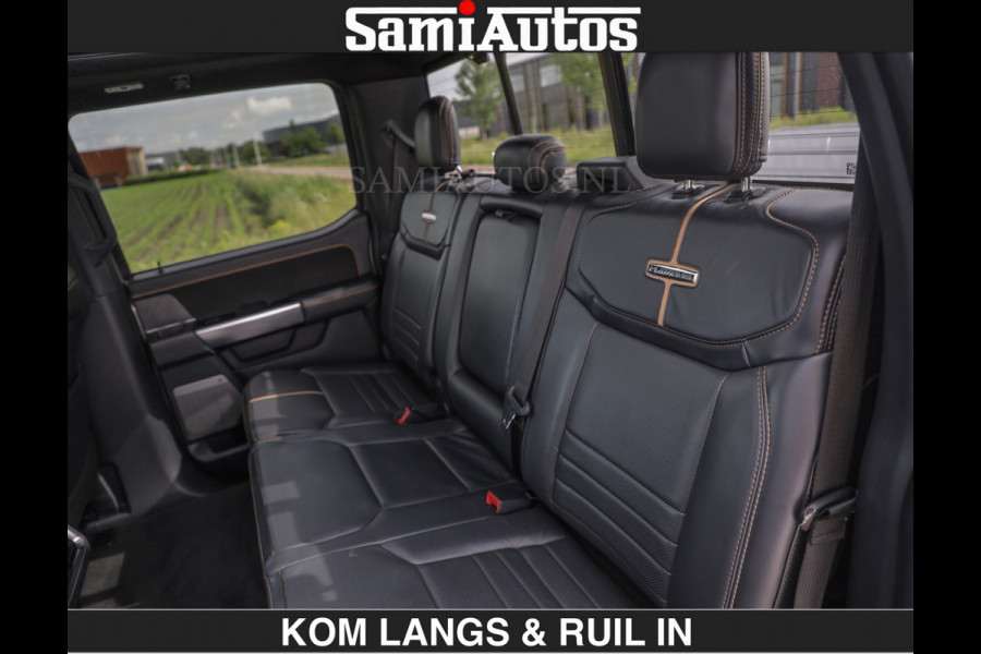 Ford USA F-150 PLATINUM | MASSAGE | PANO | GROOTSCHERM | COMFORT STOELEN | ADAPTIVE CRUISE | DC | DUBBELE CABINE | FACELIFT MODEL | GROOT SCHERM | 5 PERSOONS | DC | DASH CAM | MASSAGE | | De specialist in Amerikaanse pick‑ups in Nederland en Europa.
