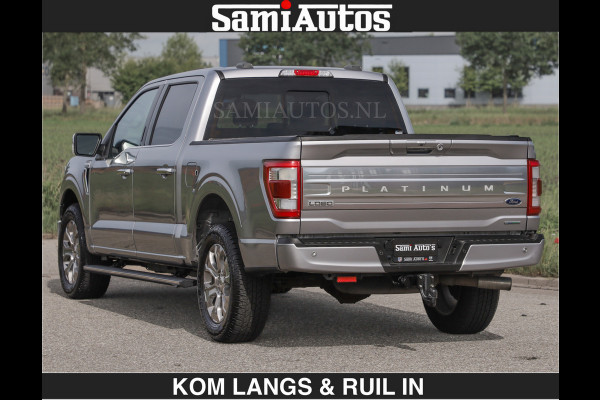 Ford USA F-150 PLATINUM | MASSAGE | PANO | GROOTSCHERM | COMFORT STOELEN | ADAPTIVE CRUISE | DC | DUBBELE CABINE | FACELIFT MODEL | GROOT SCHERM | 5 PERSOONS | DC | DASH CAM | MASSAGE | | De specialist in Amerikaanse pick‑ups in Nederland en Europa.