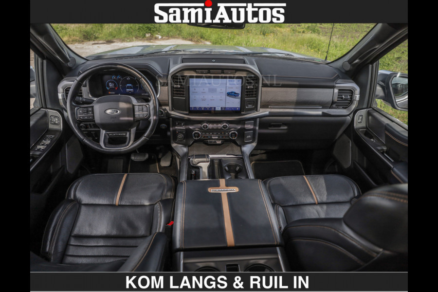 Ford USA F-150 PLATINUM | MASSAGE | PANO | GROOTSCHERM | COMFORT STOELEN | ADAPTIVE CRUISE | DC | DUBBELE CABINE | FACELIFT MODEL | GROOT SCHERM | 5 PERSOONS | DC | DASH CAM | MASSAGE | | De specialist in Amerikaanse pick‑ups in Nederland en Europa.