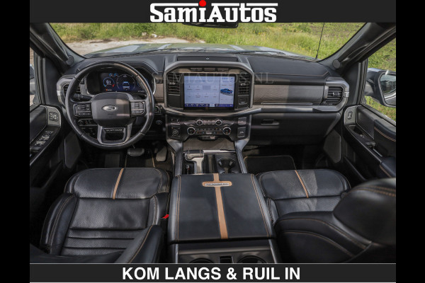 Ford USA F-150 PLATINUM | MASSAGE | PANO | GROOTSCHERM | COMFORT STOELEN | ADAPTIVE CRUISE | DC | DUBBELE CABINE | FACELIFT MODEL | GROOT SCHERM | 5 PERSOONS | DC | DASH CAM | MASSAGE | | De specialist in Amerikaanse pick‑ups in Nederland en Europa.