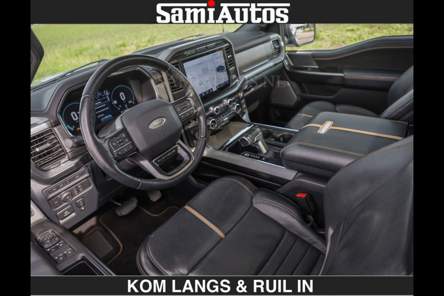 Ford USA F-150 PLATINUM | MASSAGE | PANO | GROOTSCHERM | COMFORT STOELEN | ADAPTIVE CRUISE | DC | DUBBELE CABINE | FACELIFT MODEL | GROOT SCHERM | 5 PERSOONS | DC | DASH CAM | MASSAGE | | De specialist in Amerikaanse pick‑ups in Nederland en Europa.