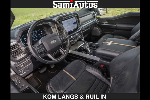 Ford USA F-150 PLATINUM | MASSAGE | PANO | GROOTSCHERM | COMFORT STOELEN | ADAPTIVE CRUISE | DC | DUBBELE CABINE | FACELIFT MODEL | GROOT SCHERM | 5 PERSOONS | DC | DASH CAM | MASSAGE | | De specialist in Amerikaanse pick‑ups in Nederland en Europa.