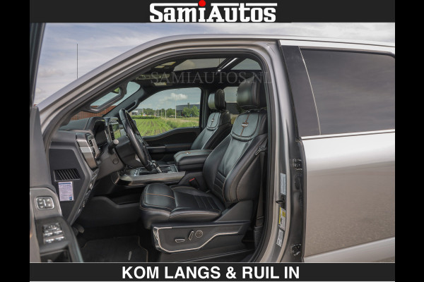 Ford USA F-150 PLATINUM | MASSAGE | PANO | GROOTSCHERM | COMFORT STOELEN | ADAPTIVE CRUISE | DC | DUBBELE CABINE | FACELIFT MODEL | GROOT SCHERM | 5 PERSOONS | DC | DASH CAM | MASSAGE | | De specialist in Amerikaanse pick‑ups in Nederland en Europa.