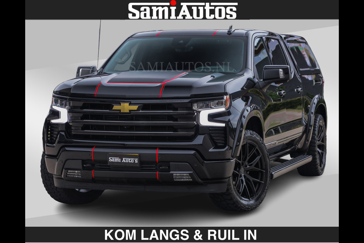 Chevrolet Silverado BEAST | HULK PACK | 6.2 V8 426PK | HUIF | BLACK OPS | BOM VOL | GARANTIE TOT 24-01-2028 | DC 5 PERSOONS | DUBBELE CABINE | HUD | COMFORT STOELEN GEKOELD EN VERWARMD | BOSE | EN NOG VEEL MEER ....|