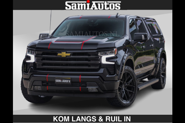 Chevrolet Silverado BEAST | HULK PACK | 6.2 V8 426PK | HUIF | BLACK OPS | BOM VOL | GARANTIE TOT 24-01-2028 | DC 5 PERSOONS | DUBBELE CABINE | HUD | COMFORT STOELEN GEKOELD EN VERWARMD | BOSE | EN NOG VEEL MEER ....|