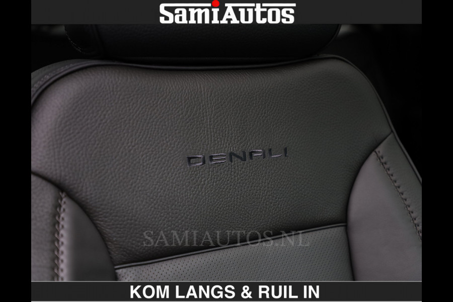 GMC Sierra DENALI 6.2 V8 426PK Full Option | De Meest Luxe Pick-Up in zijn Klasse | Comfortabele Dubbele Cabine met Royale 5 Zitplaatsen | BPM vrij | Nu Leverbaar uit Voorraad | Voorraad Nr 2252 | De specialist in Amerikaanse pick‑ups in Nederland en Europa.