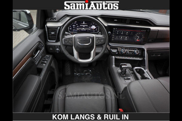 GMC Sierra DENALI 6.2 V8 426PK Full Option | De Meest Luxe Pick-Up in zijn Klasse | Comfortabele Dubbele Cabine met Royale 5 Zitplaatsen | BPM vrij | Nu Leverbaar uit Voorraad | Voorraad Nr 2252 | De specialist in Amerikaanse pick‑ups in Nederland en Europa.