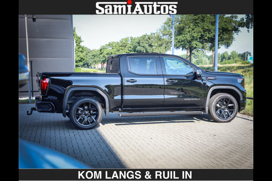 GMC Sierra DENALI 6.2 V8 426PK Full Option | De Meest Luxe Pick-Up in zijn Klasse | Comfortabele Dubbele Cabine met Royale 5 Zitplaatsen | BPM vrij | Nu Leverbaar uit Voorraad | Voorraad Nr 2252 | De specialist in Amerikaanse pick‑ups in Nederland en Europa.