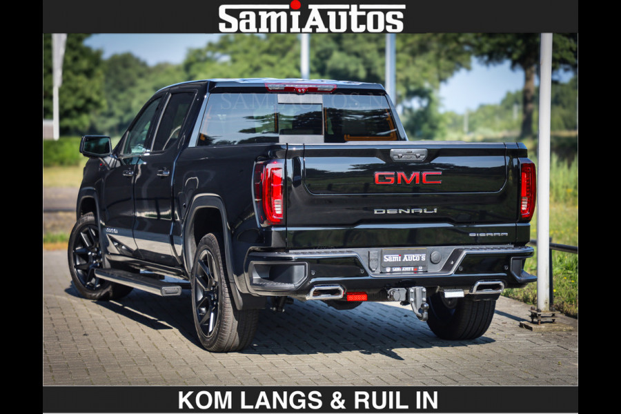 GMC Sierra DENALI 6.2 V8 426PK Full Option | De Meest Luxe Pick-Up in zijn Klasse | Comfortabele Dubbele Cabine met Royale 5 Zitplaatsen | BPM vrij | Nu Leverbaar uit Voorraad | Voorraad Nr 2252 | De specialist in Amerikaanse pick‑ups in Nederland en Europa.