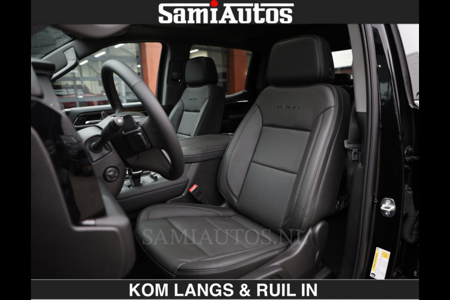 GMC Sierra DENALI 6.2 V8 426PK Full Option | De Meest Luxe Pick-Up in zijn Klasse | Comfortabele Dubbele Cabine met Royale 5 Zitplaatsen | BPM vrij | Nu Leverbaar uit Voorraad | Voorraad Nr 2252 | De specialist in Amerikaanse pick‑ups in Nederland en Europa.
