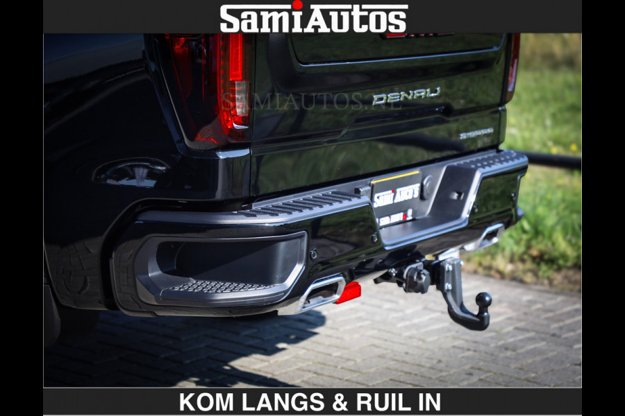 GMC Sierra DENALI 6.2 V8 426PK Full Option | De Meest Luxe Pick-Up in zijn Klasse | Comfortabele Dubbele Cabine met Royale 5 Zitplaatsen | BPM vrij | Nu Leverbaar uit Voorraad | Voorraad Nr 2252 | De specialist in Amerikaanse pick‑ups in Nederland en Europa.