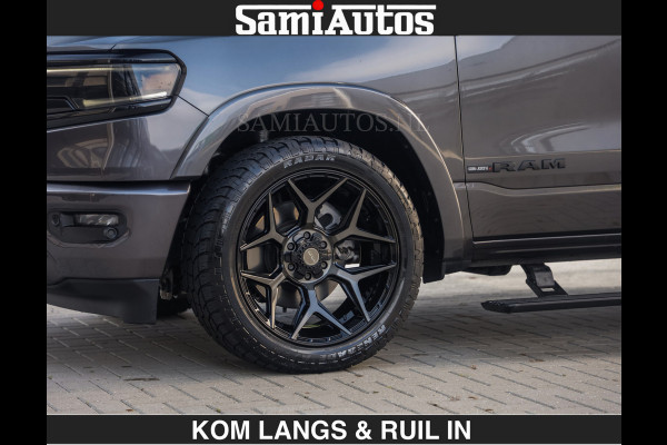 Dodge Ram LIMITED 5.7 V8 402PK | HUD | 4PL WHEELS | LUCHTVERING |OPEN UILAAT KLEP | BOM VOL | GRANITE CRYSTAL | DC | CREW CAB | DUBBELE CABINE | 5 PERSOONS GRIJSKENTEKEN | EERSTE EIGENAAR | TOP STAAT 44000 KM |