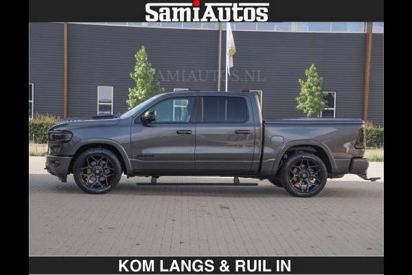Dodge Ram LIMITED 5.7 V8 402PK | HUD | 4PL WHEELS | LUCHTVERING |OPEN UILAAT KLEP | BOM VOL | GRANITE CRYSTAL | DC | CREW CAB | DUBBELE CABINE | 5 PERSOONS GRIJSKENTEKEN | EERSTE EIGENAAR | TOP STAAT 44000 KM |