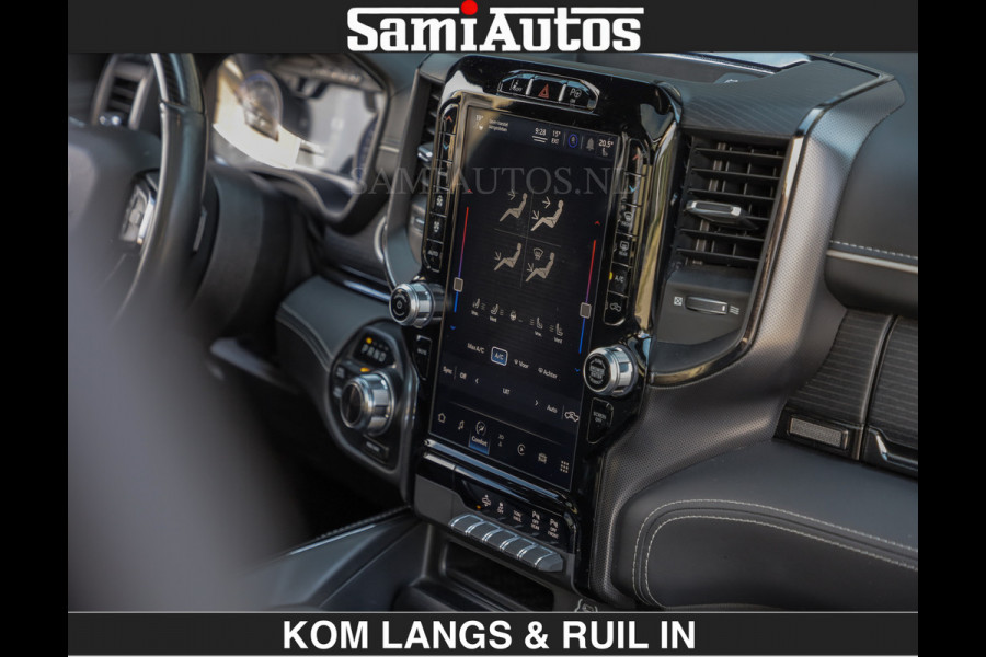 Dodge Ram LIMITED 5.7 V8 402PK | HUD | 4PL WHEELS | LUCHTVERING |OPEN UILAAT KLEP | BOM VOL | GRANITE CRYSTAL | DC | CREW CAB | DUBBELE CABINE | 5 PERSOONS GRIJSKENTEKEN | EERSTE EIGENAAR | TOP STAAT 44000 KM |