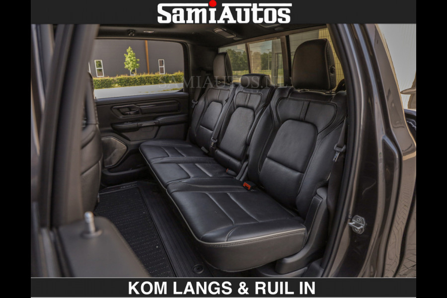 Dodge Ram LIMITED 5.7 V8 402PK | HUD | 4PL WHEELS | LUCHTVERING |OPEN UILAAT KLEP | BOM VOL | GRANITE CRYSTAL | DC | CREW CAB | DUBBELE CABINE | 5 PERSOONS GRIJSKENTEKEN | EERSTE EIGENAAR | TOP STAAT 44000 KM |