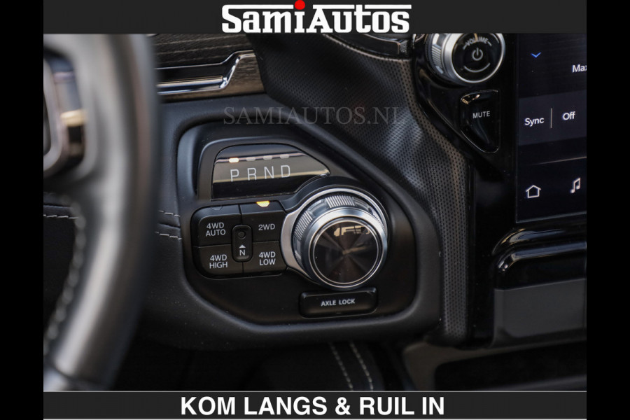 Dodge Ram LIMITED 5.7 V8 402PK | HUD | 4PL WHEELS | LUCHTVERING |OPEN UILAAT KLEP | BOM VOL | GRANITE CRYSTAL | DC | CREW CAB | DUBBELE CABINE | 5 PERSOONS GRIJSKENTEKEN | EERSTE EIGENAAR | TOP STAAT 44000 KM |