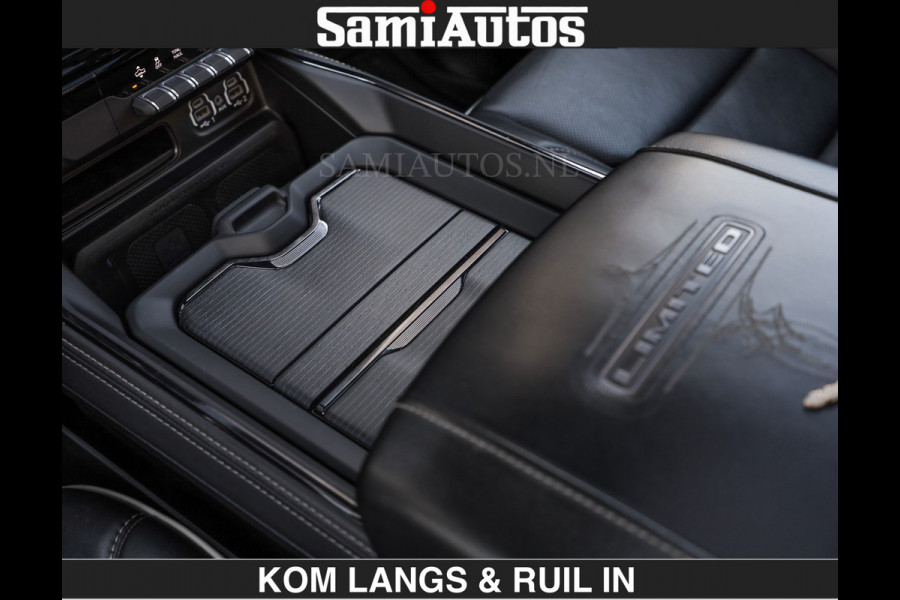 Dodge Ram LIMITED 5.7 V8 402PK | HUD | 4PL WHEELS | LUCHTVERING |OPEN UILAAT KLEP | BOM VOL | GRANITE CRYSTAL | DC | CREW CAB | DUBBELE CABINE | 5 PERSOONS GRIJSKENTEKEN | EERSTE EIGENAAR | TOP STAAT 44000 KM |