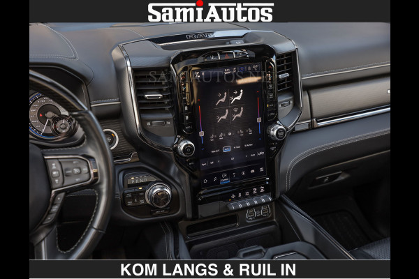 Dodge Ram LIMITED 5.7 V8 402PK | HUD | 4PL WHEELS | LUCHTVERING |OPEN UILAAT KLEP | BOM VOL | GRANITE CRYSTAL | DC | CREW CAB | DUBBELE CABINE | 5 PERSOONS GRIJSKENTEKEN | EERSTE EIGENAAR | TOP STAAT 44000 KM |