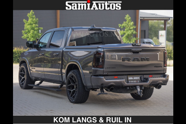 Dodge Ram LIMITED 5.7 V8 402PK | HUD | 4PL WHEELS | LUCHTVERING |OPEN UILAAT KLEP | BOM VOL | GRANITE CRYSTAL | DC | CREW CAB | DUBBELE CABINE | 5 PERSOONS GRIJSKENTEKEN | EERSTE EIGENAAR | TOP STAAT 44000 KM |