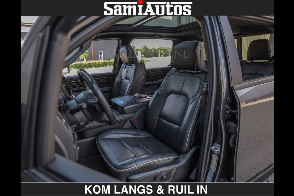 Dodge Ram LIMITED 5.7 V8 402PK | HUD | 4PL WHEELS | LUCHTVERING |OPEN UILAAT KLEP | BOM VOL | GRANITE CRYSTAL | DC | CREW CAB | DUBBELE CABINE | 5 PERSOONS GRIJSKENTEKEN | EERSTE EIGENAAR | TOP STAAT 44000 KM |