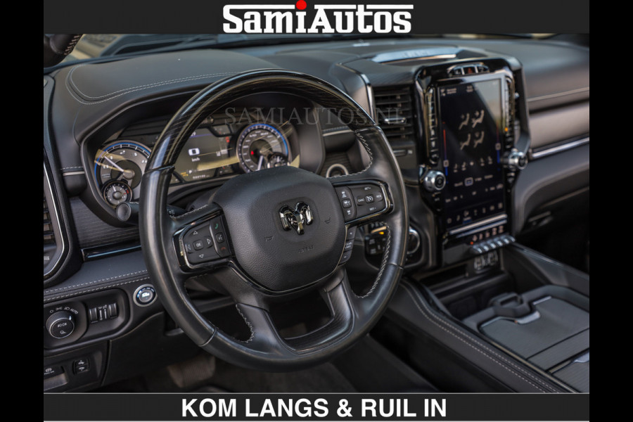 Dodge Ram LIMITED 5.7 V8 402PK | HUD | 4PL WHEELS | LUCHTVERING |OPEN UILAAT KLEP | BOM VOL | GRANITE CRYSTAL | DC | CREW CAB | DUBBELE CABINE | 5 PERSOONS GRIJSKENTEKEN | EERSTE EIGENAAR | TOP STAAT 44000 KM |