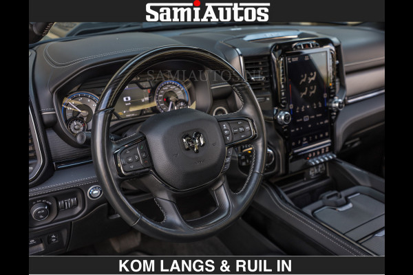Dodge Ram LIMITED 5.7 V8 402PK | HUD | 4PL WHEELS | LUCHTVERING |OPEN UILAAT KLEP | BOM VOL | GRANITE CRYSTAL | DC | CREW CAB | DUBBELE CABINE | 5 PERSOONS GRIJSKENTEKEN | EERSTE EIGENAAR | TOP STAAT 44000 KM |