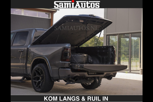 Dodge Ram LIMITED 5.7 V8 402PK | HUD | 4PL WHEELS | LUCHTVERING |OPEN UILAAT KLEP | BOM VOL | GRANITE CRYSTAL | DC | CREW CAB | DUBBELE CABINE | 5 PERSOONS GRIJSKENTEKEN | EERSTE EIGENAAR | TOP STAAT 44000 KM |