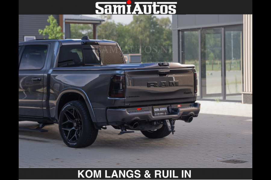 Dodge Ram LIMITED 5.7 V8 402PK | HUD | 4PL WHEELS | LUCHTVERING |OPEN UILAAT KLEP | BOM VOL | GRANITE CRYSTAL | DC | CREW CAB | DUBBELE CABINE | 5 PERSOONS GRIJSKENTEKEN | EERSTE EIGENAAR | TOP STAAT 44000 KM |