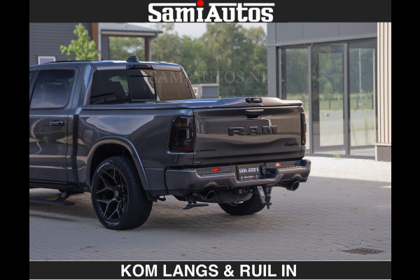 Dodge Ram LIMITED 5.7 V8 402PK | HUD | 4PL WHEELS | LUCHTVERING |OPEN UILAAT KLEP | BOM VOL | GRANITE CRYSTAL | DC | CREW CAB | DUBBELE CABINE | 5 PERSOONS GRIJSKENTEKEN | EERSTE EIGENAAR | TOP STAAT 44000 KM |