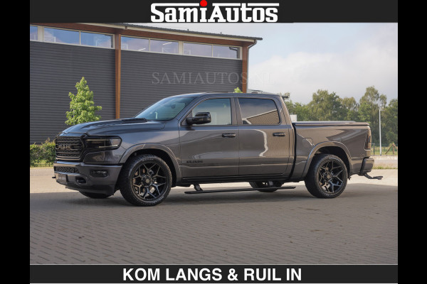 Dodge Ram LIMITED 5.7 V8 402PK | HUD | 4PL WHEELS | LUCHTVERING |OPEN UILAAT KLEP | BOM VOL | GRANITE CRYSTAL | DC | CREW CAB | DUBBELE CABINE | 5 PERSOONS GRIJSKENTEKEN | EERSTE EIGENAAR | TOP STAAT 44000 KM |