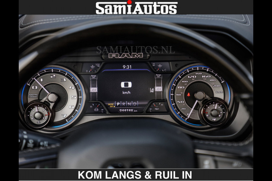Dodge Ram LIMITED 5.7 V8 402PK | HUD | 4PL WHEELS | LUCHTVERING |OPEN UILAAT KLEP | BOM VOL | GRANITE CRYSTAL | DC | CREW CAB | DUBBELE CABINE | 5 PERSOONS GRIJSKENTEKEN | EERSTE EIGENAAR | TOP STAAT 44000 KM |