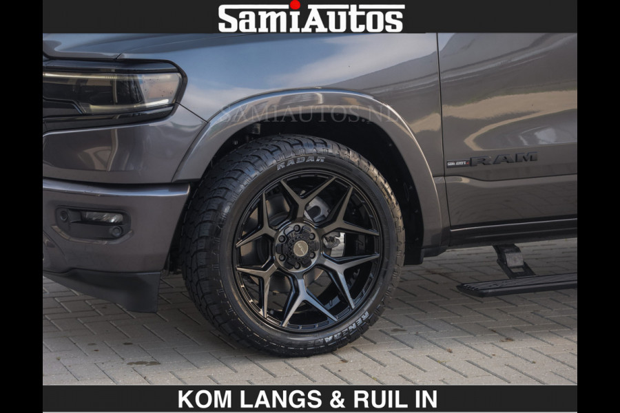 Dodge Ram LIMITED 5.7 V8 402PK | HUD | 4PL WHEELS | LUCHTVERING |OPEN UILAAT KLEP | BOM VOL | GRANITE CRYSTAL | DC | CREW CAB | DUBBELE CABINE | 5 PERSOONS GRIJSKENTEKEN | EERSTE EIGENAAR | TOP STAAT 44000 KM |