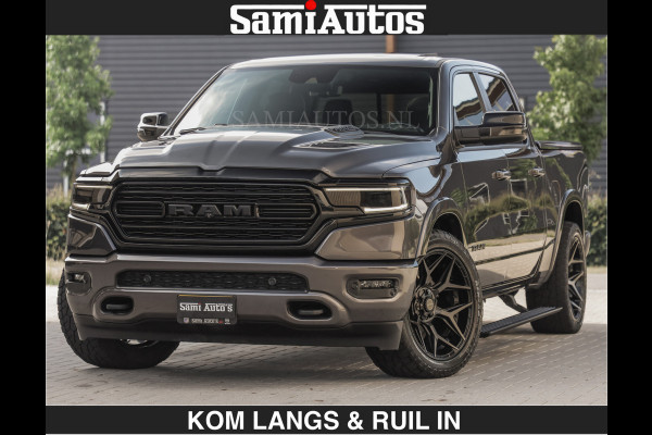 Dodge Ram LIMITED 5.7 V8 402PK | HUD | 4PL WHEELS | LUCHTVERING |OPEN UILAAT KLEP | BOM VOL | GRANITE CRYSTAL | DC | CREW CAB | DUBBELE CABINE | 5 PERSOONS GRIJSKENTEKEN | EERSTE EIGENAAR | TOP STAAT 44000 KM |