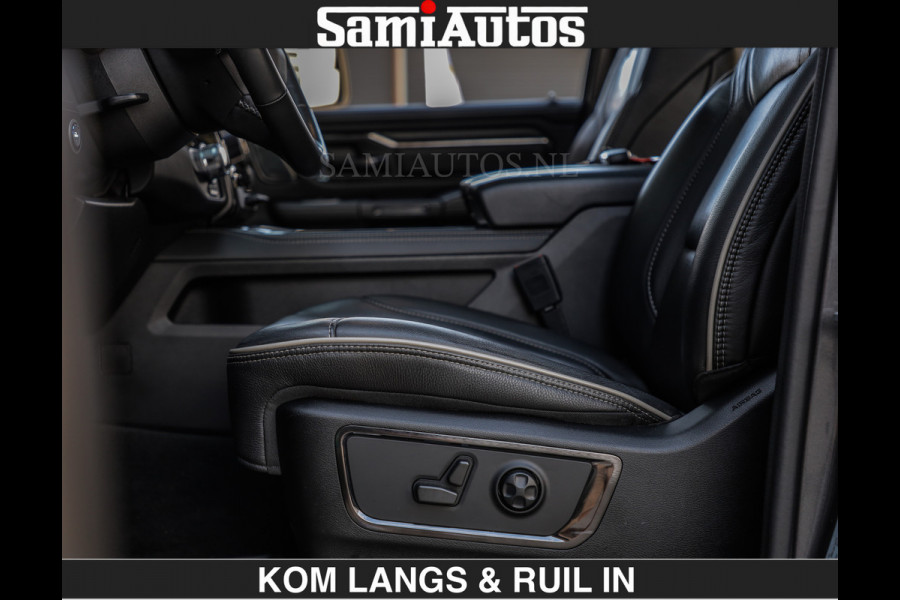 Dodge Ram LIMITED 5.7 V8 402PK | HUD | 4PL WHEELS | LUCHTVERING |OPEN UILAAT KLEP | BOM VOL | GRANITE CRYSTAL | DC | CREW CAB | DUBBELE CABINE | 5 PERSOONS GRIJSKENTEKEN | EERSTE EIGENAAR | TOP STAAT 44000 KM |