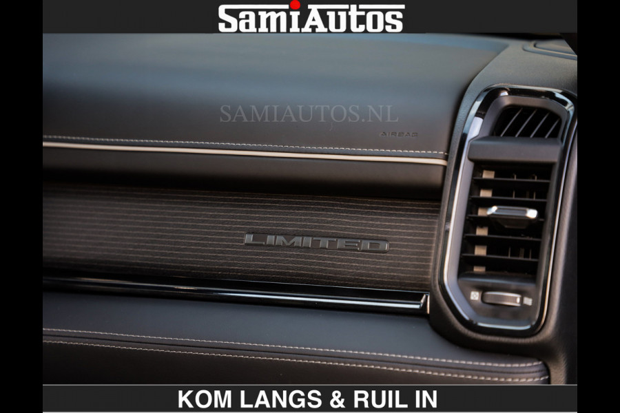 Dodge Ram LIMITED 5.7 V8 402PK | HUD | 4PL WHEELS | LUCHTVERING |OPEN UILAAT KLEP | BOM VOL | GRANITE CRYSTAL | DC | CREW CAB | DUBBELE CABINE | 5 PERSOONS GRIJSKENTEKEN | EERSTE EIGENAAR | TOP STAAT 44000 KM |