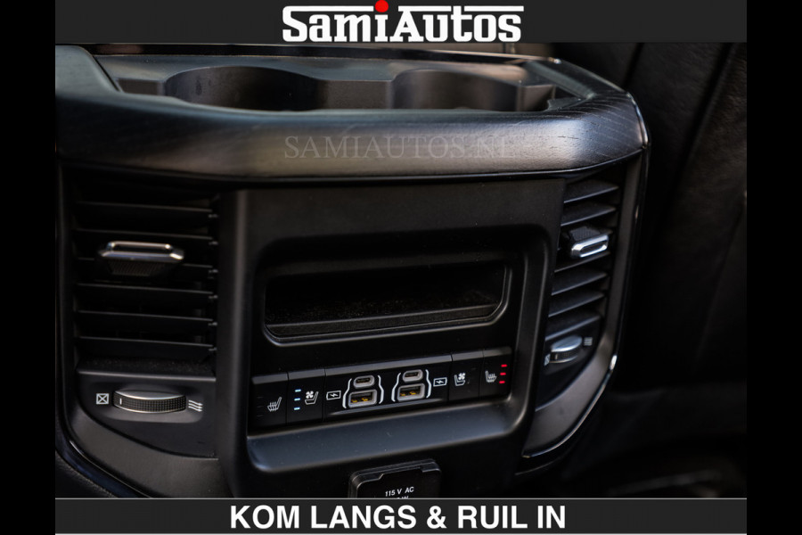 Dodge Ram LIMITED 5.7 V8 402PK | HUD | 4PL WHEELS | LUCHTVERING |OPEN UILAAT KLEP | BOM VOL | GRANITE CRYSTAL | DC | CREW CAB | DUBBELE CABINE | 5 PERSOONS GRIJSKENTEKEN | EERSTE EIGENAAR | TOP STAAT 44000 KM |