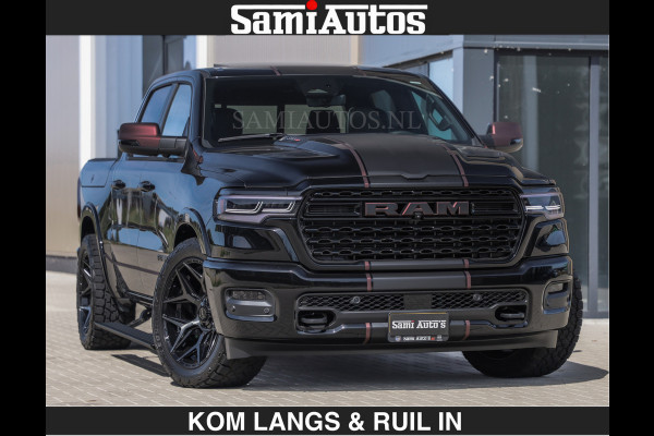 Dodge Ram Limited 540 PK | HUD | LUCHTVERING | MASSAGE | PASSAGIERSSCHERM | De Meest Luxe en Volle Pick-Up in zijn Klasse | Comfortabele Dubbele Cabine met Royale 5 Zitplaatsen | BPM vrij | Nu Leverbaar uit Voorraad | Voorraad Nr 2335 - 5153 | De specialist in Amerikaanse pick‑ups in Nederland en Europa.