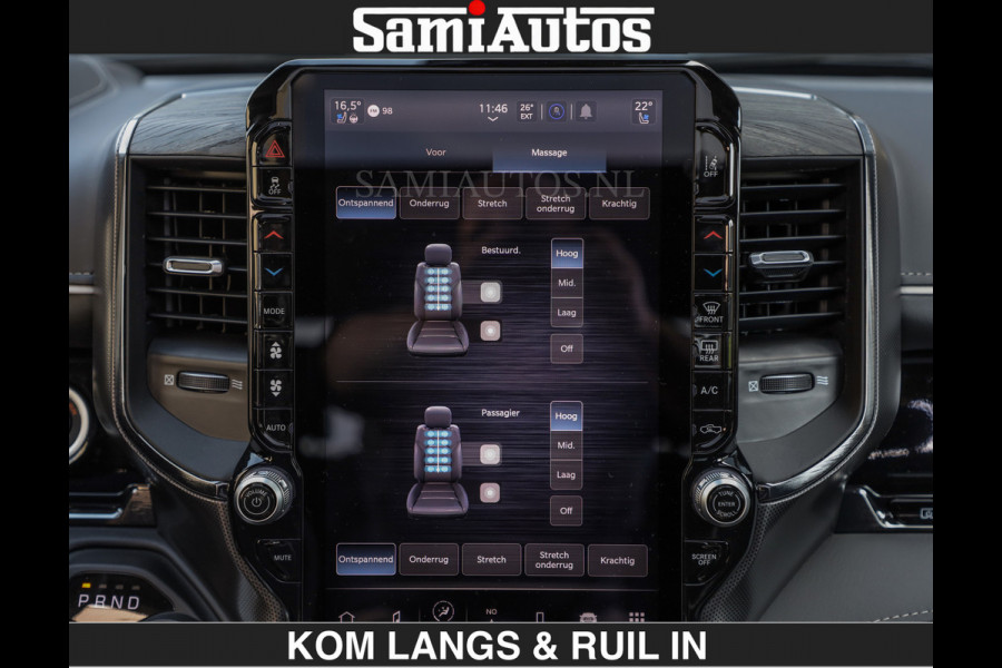 Dodge Ram Limited 540 PK | HUD | LUCHTVERING | MASSAGE | PASSAGIERSSCHERM | De Meest Luxe en Volle Pick-Up in zijn Klasse | Comfortabele Dubbele Cabine met Royale 5 Zitplaatsen | BPM vrij | Nu Leverbaar uit Voorraad | Voorraad Nr 2335 - 5153 | De specialist in Amerikaanse pick‑ups in Nederland en Europa.