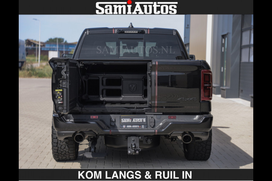 Dodge Ram Limited 540 PK | HUD | LUCHTVERING | MASSAGE | PASSAGIERSSCHERM | De Meest Luxe en Volle Pick-Up in zijn Klasse | Comfortabele Dubbele Cabine met Royale 5 Zitplaatsen | BPM vrij | Nu Leverbaar uit Voorraad | Voorraad Nr 2335 - 5153 | De specialist in Amerikaanse pick‑ups in Nederland en Europa.