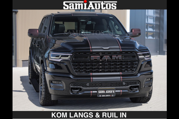Dodge Ram Limited 540 PK | HUD | LUCHTVERING | MASSAGE | PASSAGIERSSCHERM | De Meest Luxe en Volle Pick-Up in zijn Klasse | Comfortabele Dubbele Cabine met Royale 5 Zitplaatsen | BPM vrij | Nu Leverbaar uit Voorraad | Voorraad Nr 2335 - 5153 | De specialist in Amerikaanse pick‑ups in Nederland en Europa.