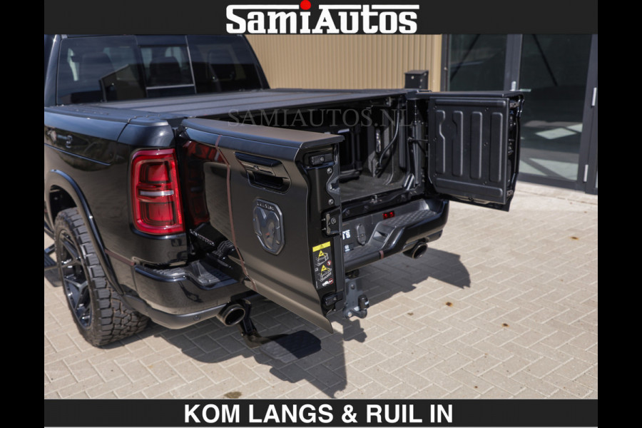 Dodge Ram Limited 540 PK | HUD | LUCHTVERING | MASSAGE | PASSAGIERSSCHERM | De Meest Luxe en Volle Pick-Up in zijn Klasse | Comfortabele Dubbele Cabine met Royale 5 Zitplaatsen | BPM vrij | Nu Leverbaar uit Voorraad | Voorraad Nr 2335 - 5153 | De specialist in Amerikaanse pick‑ups in Nederland en Europa.